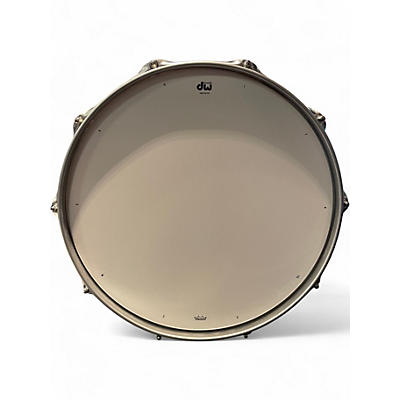 Used DW 7X14 USA Collector's Series Birch HVLT Brushed Chrome Hardware Natural Drum