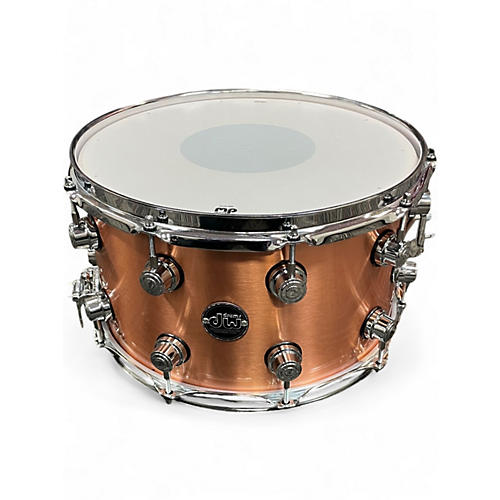 Used DW 8X14 Performance Series Snare Copper Drum Copper 18
