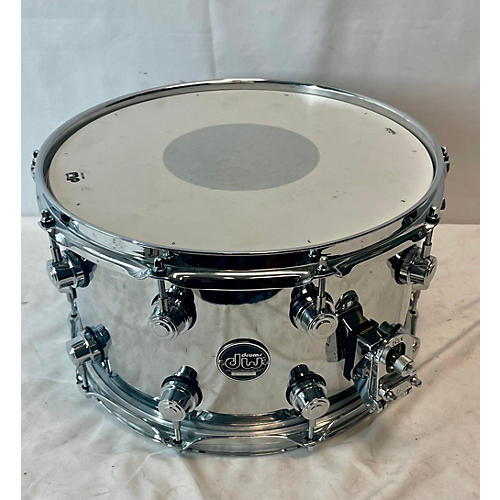 DW Used DW 8X14 Performance Series Snare Drum Chrome Chrome 18