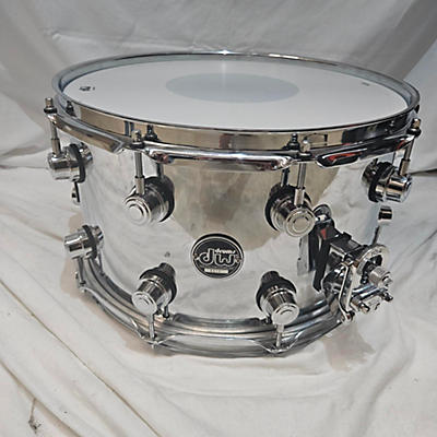 DW Used DW 8X14 Performance Series Snare Drum Silver