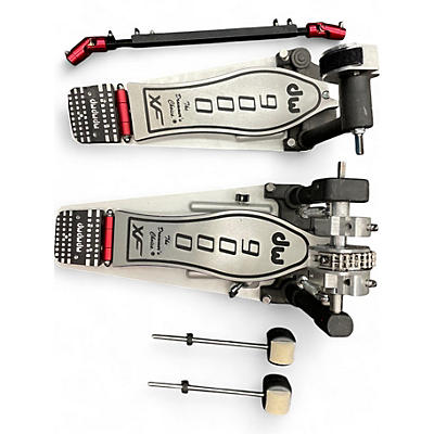 Used DW 9000 Series Double Double Bass Drum Pedal