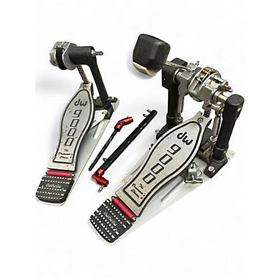 Used DW 9000 Series Double Double Bass Drum Pedal