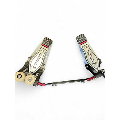 Used DW 9000 Series Double Double Bass Drum Pedal