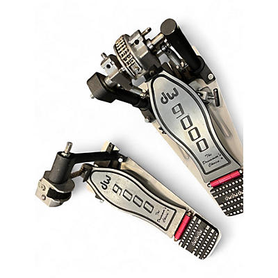 Used DW 9000 Series Double Double Bass Drum Pedal