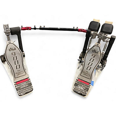 Used DW 9000 Series Double Double Bass Drum Pedal