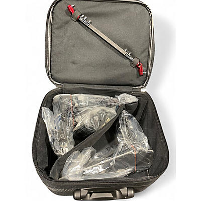 Used DW 9000 Series Double Double Bass Drum Pedal