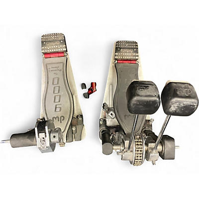Used DW 9000 Series Double Double Bass Drum Pedal