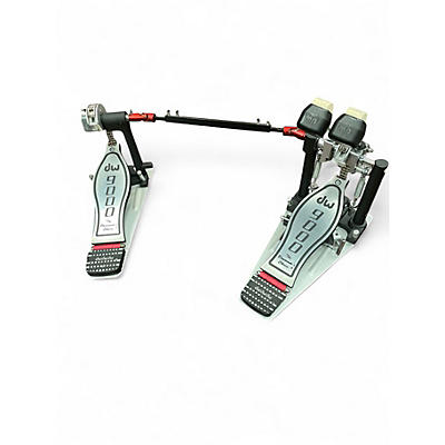 Used DW 9000 Series Double Double Bass Drum Pedal