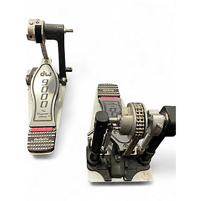 Used DW 9000 Series Double Double Bass Drum Pedal