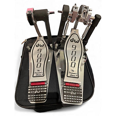 Used DW 9000 Series Double Double Bass Drum Pedal