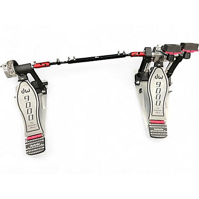 Used DW 9000 Series Double Double Bass Drum Pedal