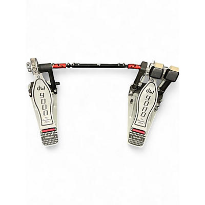 Used DW 9000 Series Double Double Bass Drum Pedal