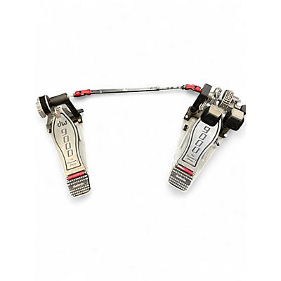 Used DW 9000 Series Double Double Bass Drum Pedal
