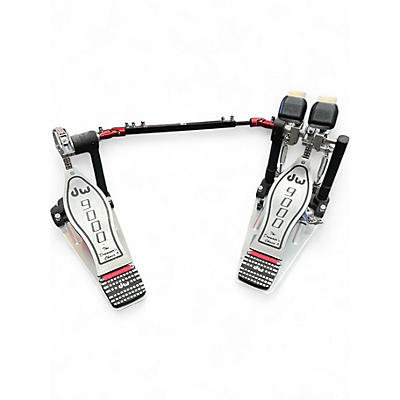 Used DW 9000 Series Double Double Bass Drum Pedal