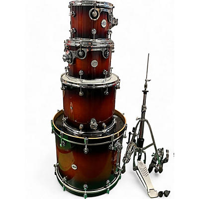 DW Used DW Design Series Tobacco Burst Drum Kit