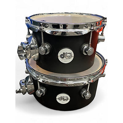 Used DW Multiple DESIGN SERIES CONCERT TOMS Satin Black Drum