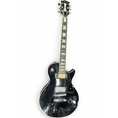 Used D'agostino 1970s LP Style MIJ Black Solid Body Electric Guitar