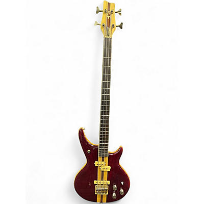 Used Daion Power Series Mark XX Bass Wine Red Electric Bass Guitar