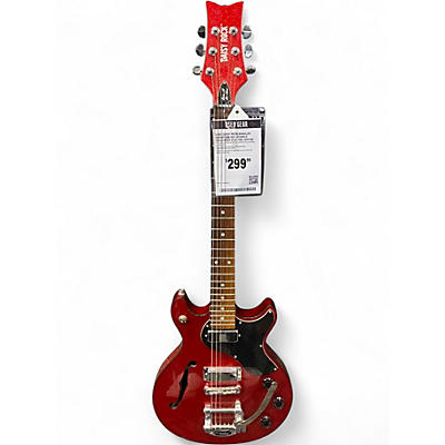 Used Daisy Rock Bangles Signature Red Sparkle Solid Body Electric Guitar