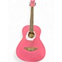 Used Daisy Rock Debutante Butterfly Short Scale Pink Electric Guitar Pink