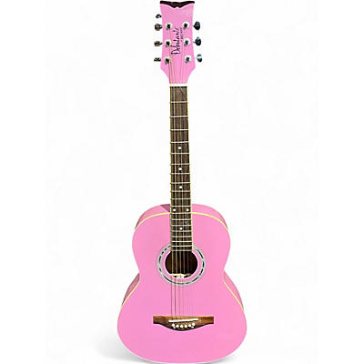 Used  Daisy Rock Debutante Jr. Miss BUBBLEGUM PINK Acoustic Guitar