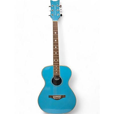 Daisy Rock Used Daisy Rock Model 6202 Blue Acoustic Guitar