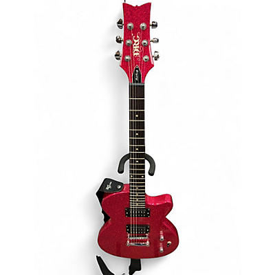 Used Daisy Rock Rock Candy Classic PINK SPARKLE Solid Body Electric Guitar