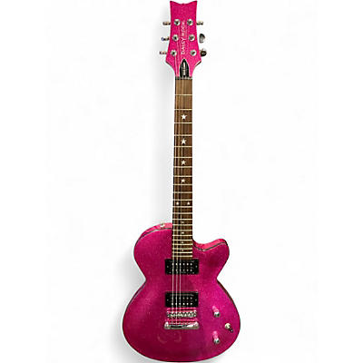 Used Daisy Rock Rock Candy Classic PINK SPARKLE Solid Body Electric Guitar