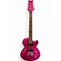 Used Daisy Rock Rock Candy Classic PINK SPARKLE Solid Body Electric Guitar PINK SPARKLE