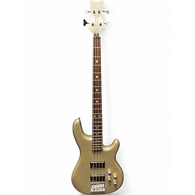 Used Daisy Rock Rock Candy GOLD SPARKLE Electric Bass Guitar