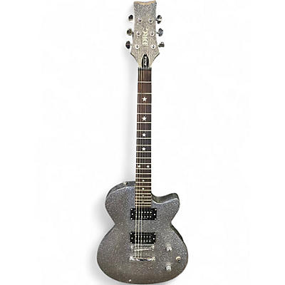Used Daisy Rock Rock Candy Silver Sparkle Electric Bass Guitar