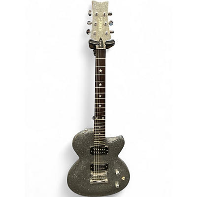 Used Daisy Rock Rock Candy Special Silver Sparkle Solid Body Electric Guitar