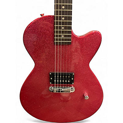 Used Daisy Rock debutante red sPARKLE Solid Body Electric Guitar