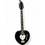 Used Daisy Rock heartbreaker classic Black Solid Body Electric Guitar Black