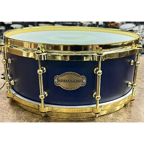 Dallas Drum Used Dallas Drum 5.5X14 Custom Drum Blue Blue 10