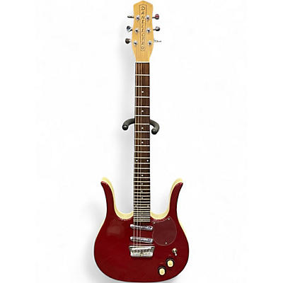 Used Dan Electro LONGHORN  RED Solid Body Electric Guitar