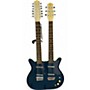 Used Danelectro 12/6 Doubleneck Blue Hollow Body Electric Guitar Blue