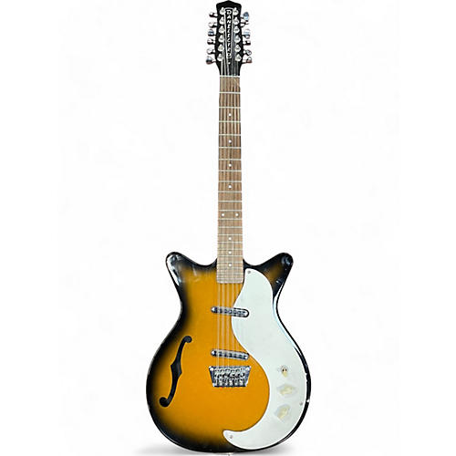 Danelectro Used Danelectro 12 string 2 Color Sunburst Hollow Body Electric Guitar 2 Color Sunburst