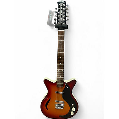 Used Danelectro 12SDC 12-String 2 Color Sunburst Solid Body Electric Guitar