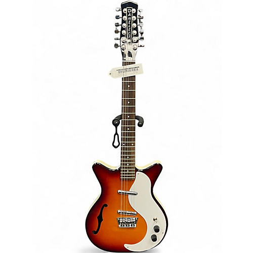 Used Danelectro 12SDC 12-String 2 Color Sunburst Solid Body Electric Guitar 2 Color Sunburst