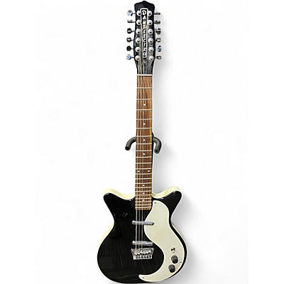 Used Danelectro 12SDC 12-String Black Solid Body Electric Guitar