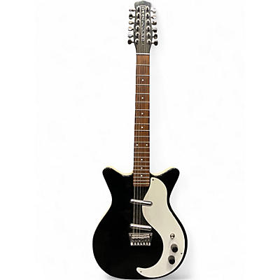 Used Danelectro 12SDC 12-String Black Solid Body Electric Guitar