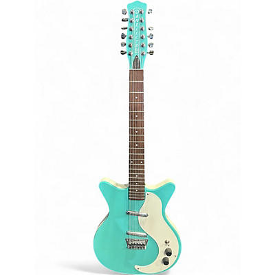 Used Danelectro 12SDC 12-String Pelham Blue Solid Body Electric Guitar