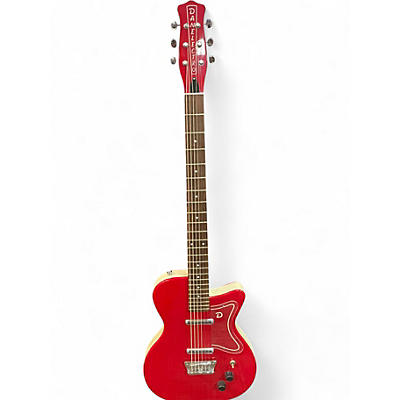 Used Danelectro 56 BARITONE RED METAL FLAKE Baritone Guitars
