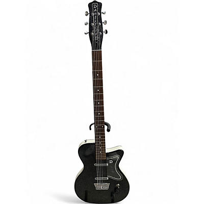 Used Danelectro 56' Baritone Black Sparkle Baritone Guitars