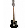 Used Danelectro 56 Baritone Black Sparkle Solid Body Electric Guitar Black Sparkle