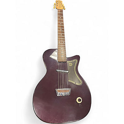 Used Danelectro 56' Reissue U1 Burgundy Solid Body Electric Guitar