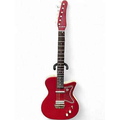 Used Danelectro '56 SINGLE CUT CARTOON RED Solid Body Electric Guitar
