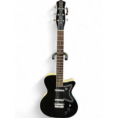 Used Danelectro 56' U2 Black and White Solid Body Electric Guitar
