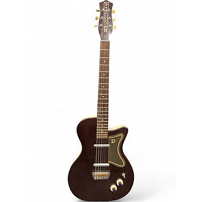 Used Danelectro '56 U2 REISSUE Maroon Solid Body Electric Guitar